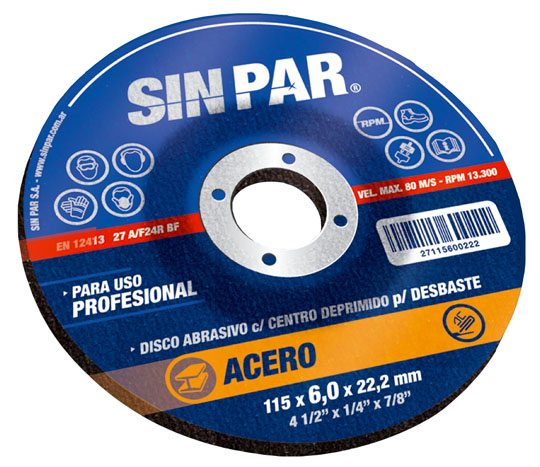 DIS ABRAS DESBAS S PAR 230X6 DIS ABRAS DESBAS S PAR 230X6.0