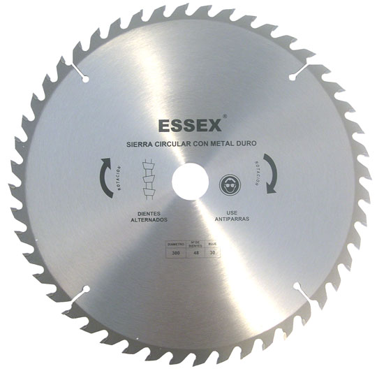 SIERRA CIR ESSEX M/DUR 250X80 1 SIERRA CIR ESSEX M/DUR 250X80