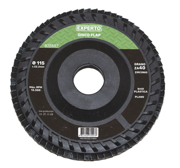 FLAP ZIRCONIO PLASTICA 115X 40 1 FLAP ZIRCONIO PLASTICA 115X 40