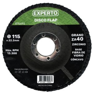 FLAP ZIRC F/VIDRIO CON 115X 40