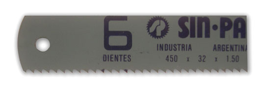 HOJAS A RAP S PAR 24X1 HOJAS A RAP S PAR 24X1.3/4 X6